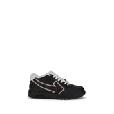 Black Rubber Athletic Sneakers